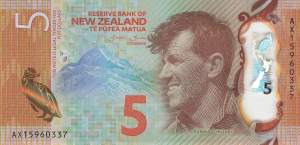 5 Dollar 2015 p.191a unc